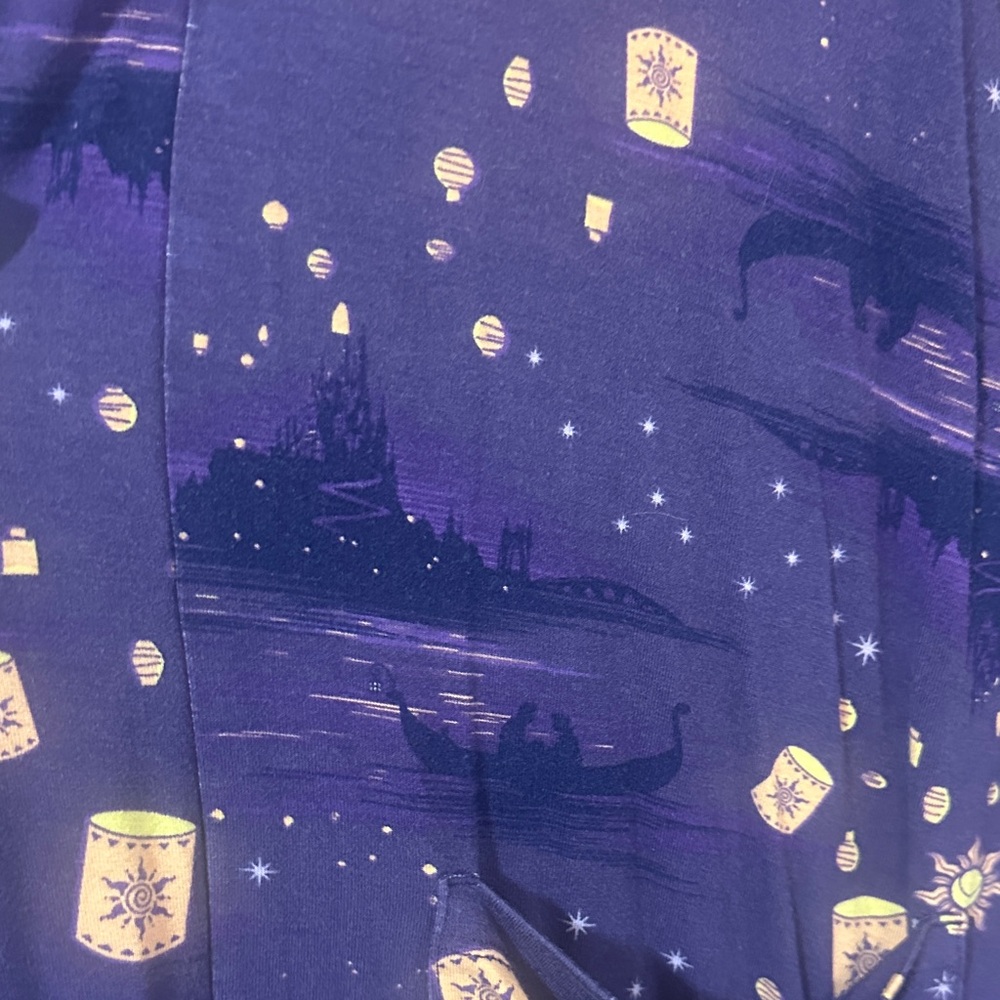 Disney Tangled Purple Starry Women's Cardigan - Picture 3 of 3